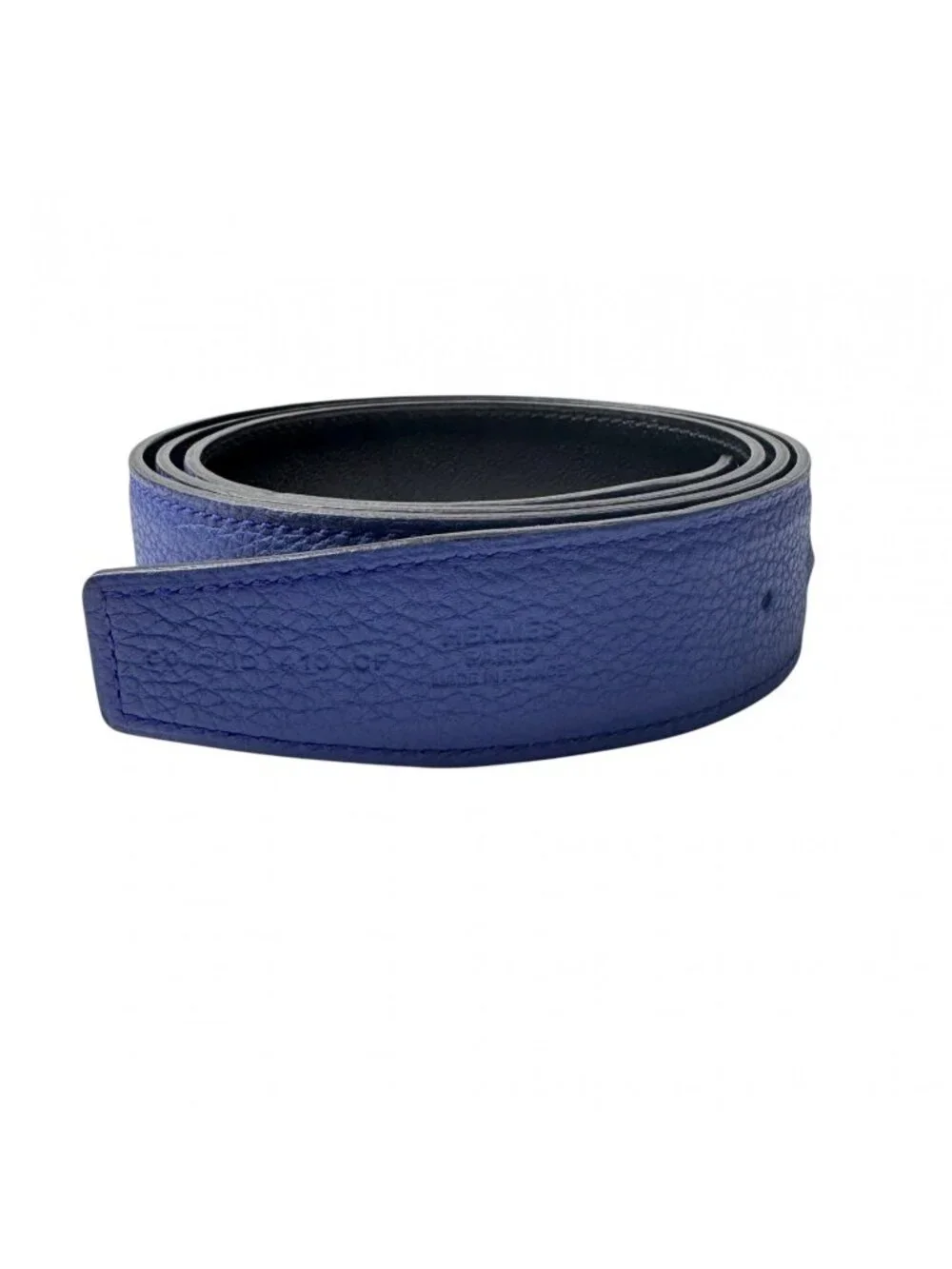 Hermes Belt Reversible Black Blue